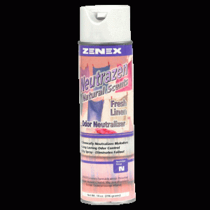 491123 Zenex Fresh Linen Concentrated Dry Spray Odor Counteractant