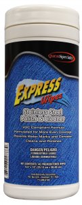 65340 EXPRESS Wipes Stainless Steel Polish & Cleaner.